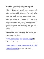 Chát với người máy để luyện tiếng Anh potx