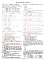 Đề thi thử ĐH môn sinh 2010