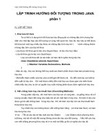 Lập trình hướng đối tượng trong java (Phần 3) pdf