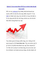 Quản lý Conversion Rate để tối ưu website kinh doanh trực tuyến pps