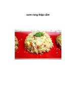 cơm rang thập cẩm ppt
