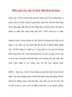 Hiệu quả của việc tổ chức Hội thảo Sự kiện ppsx
