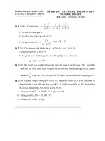 đề và ĐA vào lớp 10 năm hoc2010-2011