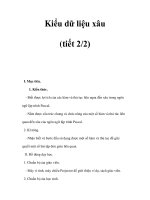 Kiểu dữ liệu xâu (tiết 2/2) pot