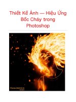 Hiệu Ứng Bốc Cháy trong Photoshop pptx