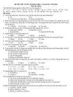 ĐỀ THI THỬ ĐH - HÓA HỌC 2010 (4)