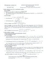 đề tuyển sinh vao đại học môn toan A 2010