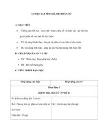 LUYỆN TẬP TÌM GIÁ TRỊ PHÂN SỐ ppt