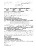 Đề thi TS vào lớp 10 năm học 2010-2011