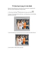 Vẽ kim loại trang trí cho hình potx