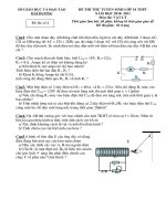 De ti thu vao THPT - Hai Duong