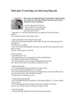 Khái quát về cách dùng các thì trong tiếng anh..doc