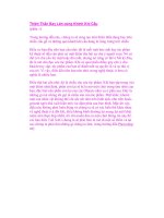 Thiên Thần Bay Lên cùng Khinh Khí Cầu (phần 1) ppt