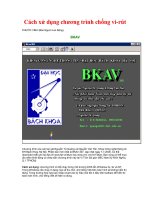 Cách xử dụng chương trình chống virus pdf