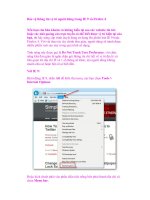 Bảo vệ thông tin vị trí người dùng trong IE 9 và Firefox 4 docx