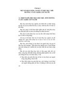 Giáo trình độc học môi trường và sức khỏe con người - Chương 1 potx