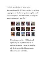 8 website tạo hiệu ứng kỳ lạ cho ảnh số doc