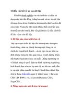 12 điều cần biết về an toàn dữ liệu potx