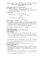 De va dap an toan khoi A2010