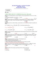 Đề thi thử đại học môn Lý năm 2011 (đề 5) pptx