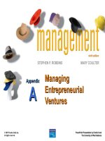 managing entrepreneurial ventures