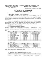 kế hoạch tự đánh giá