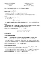 ĐỀ THI THỬ ĐH -TOÁN - 1