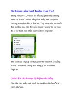 Pin thư mục xuống thanh Taskbar trong Win 7 pps
