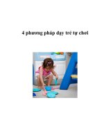 4 phương pháp dạy trẻ tự chơi ppsx