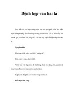 Bệnh hẹp van hai lá pptx