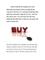 Tăng sức hấp dẫn cho shopping trực tuyến ppsx