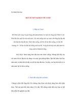 MỘT SỐ THÍ NGHIỆM VỚI NATRI pps