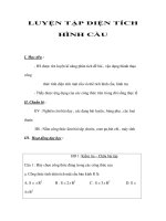 LUYỆN TẬP DIỆN TÍCH HÌNH CẦU pdf
