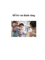 Để bé vui đánh răng ppsx