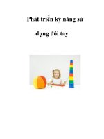 Phát triển kỹ năng sử dụng đôi tay pps