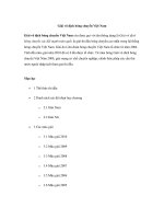 Giải vô địch bóng chuyền Việt Nam ppt