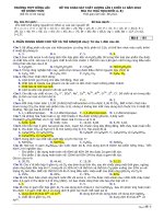 Đề thi thử đại học môn Hoá - THPT Đồng Lộc doc