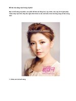 Để làn da sáng mịn