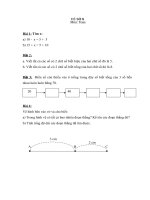 Bài toán ôn hè cho con lớp 1 - Đề số 8