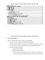 XUẤT HUYẾT NÃO-MÀNG NÃO TRẺ BÚ MẸ potx