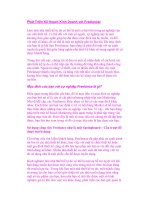 Phát Triến Kế Hoạch Kinh Doanh với Freelancer potx