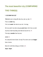 The most beautiful city (COMPARING TWO THINGS) pdf