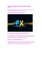 Hướng Dẫn Photoshop: Hiệu Ứng Chữ 3D Chói Sáng (phần 1) pptx