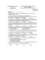 Đề thi ĐH môn Vật lý năm 2010 (mới)