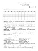 KT Hóa 10 HKII (Mã đề 3 09-10)