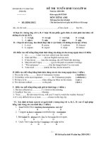 Đề thi tuyển 10 Angiang(2010-2011)