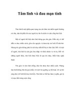 Tâm linh và đau mạn tính pptx