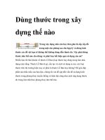 Dùng thước trong xây dựng thế nào ppsx