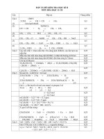 Đáp án thi HK2 Hóa 11CB 2009/2010