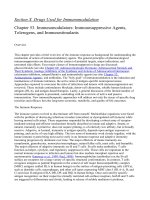 Section X - Drugs Used for Immunomodulation doc